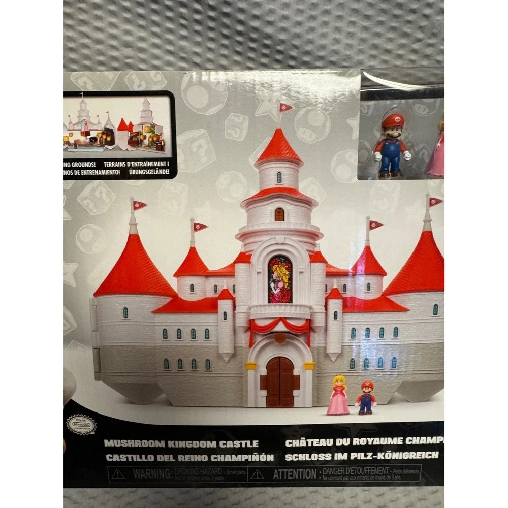 The Super Mario Bros Movie Play Set [ Mushroom Kingdom Castle ] NEW
